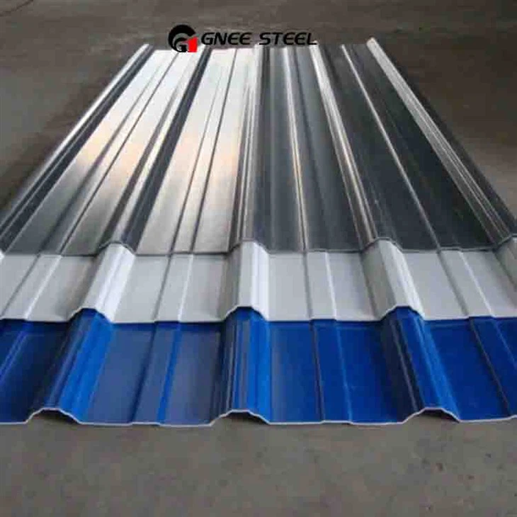 colored corrugated metal roofing
