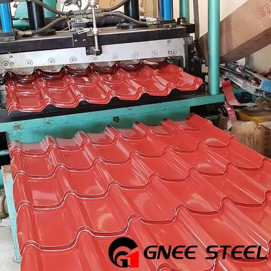 יריעת קירוי גלי PPGI